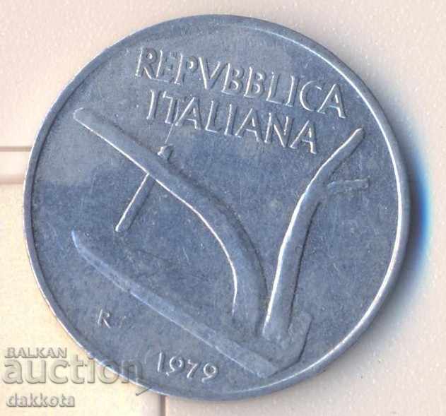 Ιταλία 10 λίρες το 1979 με τιμή 0.60 BGN | € 0.31