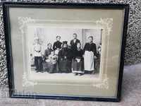 Photo framed family portrait photography