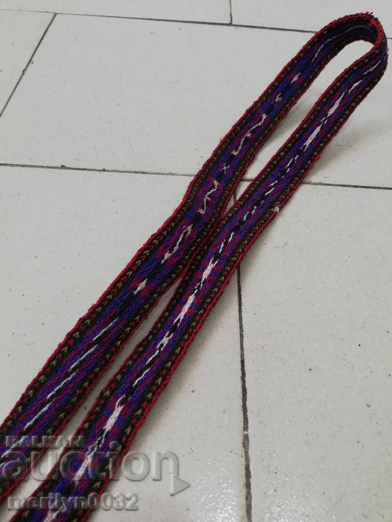 Old hand-knitted belt 1.95 meters belt costume belt - 7 Old hand-knitted belt 1.95 meters belt costume belt - 7