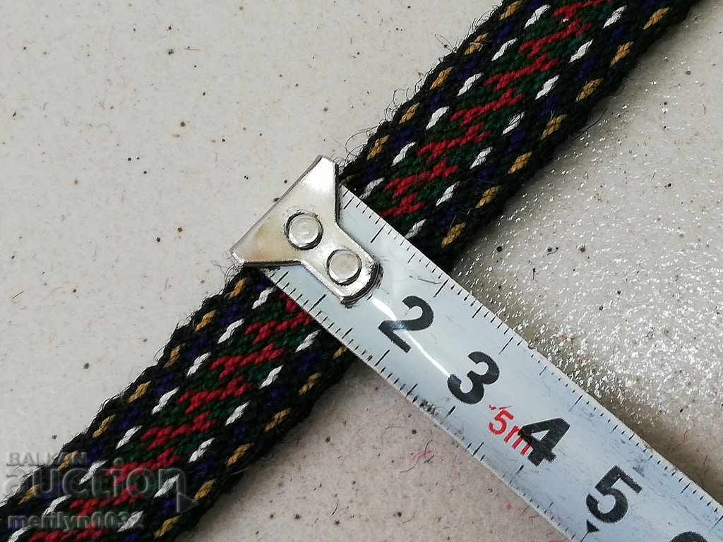 Auction Old hand-woven belt 2.65 meters belt costume belt Auction Old hand-woven belt 2.65 meters belt costume belt