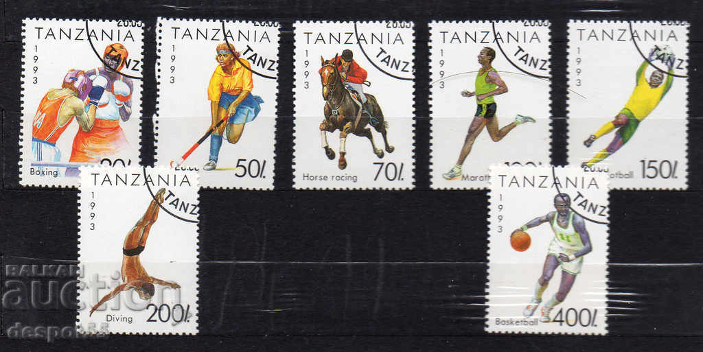 1993. Τανζανία. Αθλητισμός.