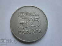 Portugalia 25 escudos 1980