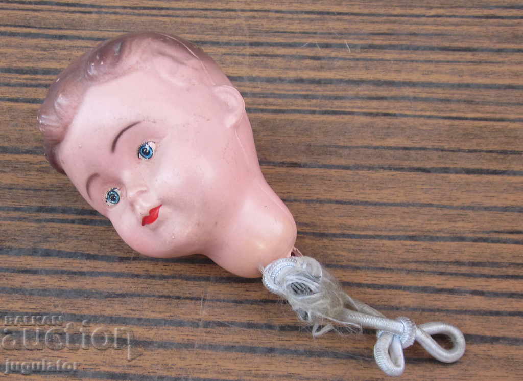 Auction an old celluloid head for an ancient Art Deco German doll Auction an old celluloid head for an ancient Art Deco German doll