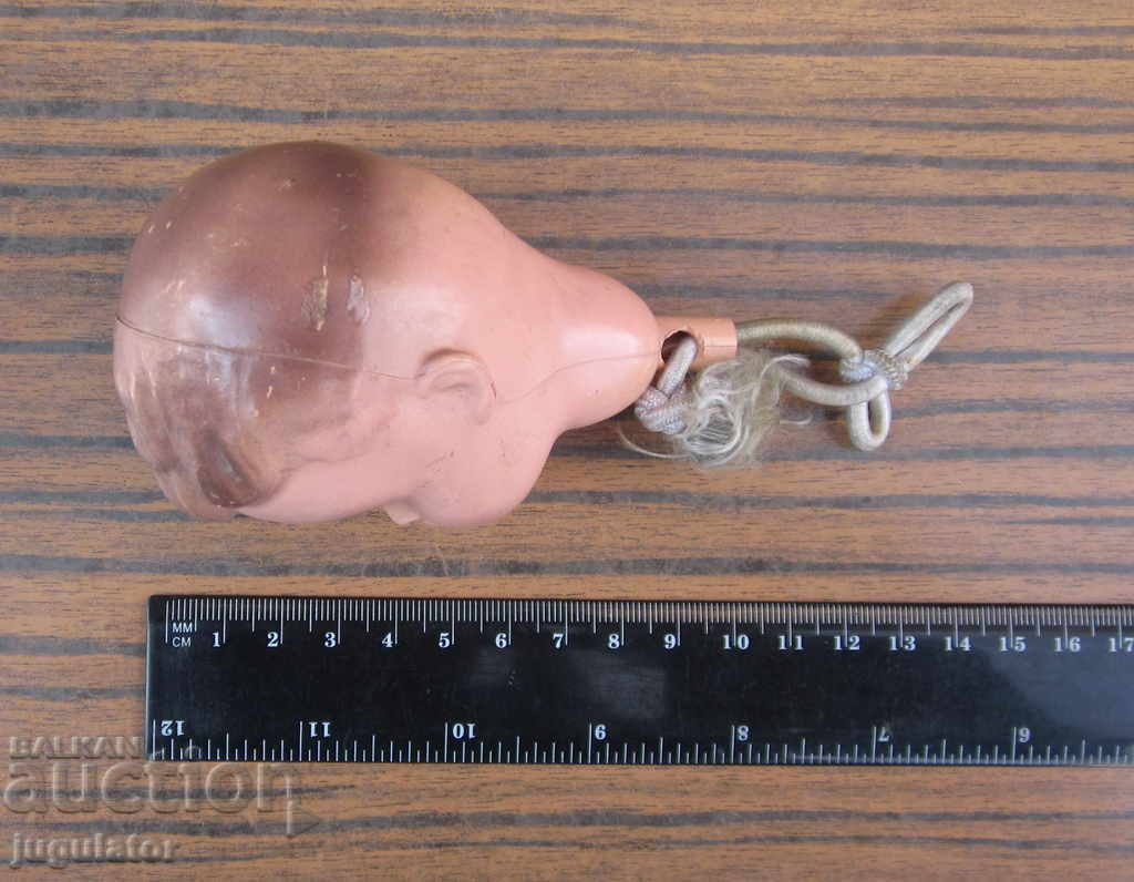 an old celluloid head for an ancient Art Deco German doll - 7 an old celluloid head for an ancient Art Deco German doll - 7