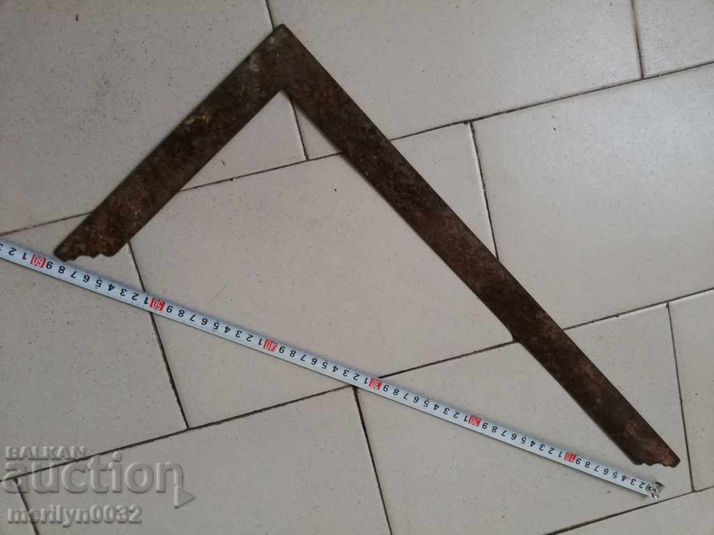 Old hammer angle wooden tool forged iron with price 34.00 BGN | € 17.38