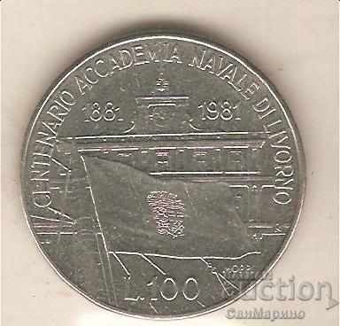 + Ιταλία 100 λίβρες 1981 Ναυτική Ακαδημία Λιβόρνο