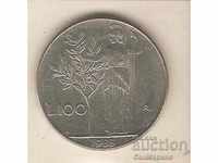 + Italia 100 de lire sterline 1988