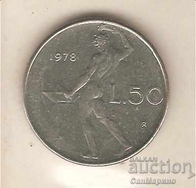 + Italia 50 de lire sterline 1978