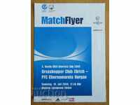 Programul de fotbal Grasshoppers - Chernomorets, Intertoto 2008