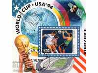 1994. Танзания. Световна купа по футбол, САЩ '94. Блок.