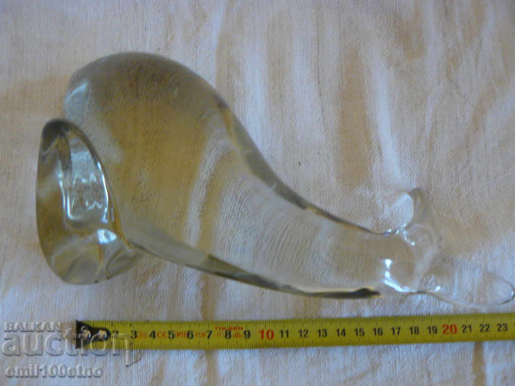 Massive glass figure - a fish-shaped watermelon - 6 Massive glass figure - a fish-shaped watermelon - 6