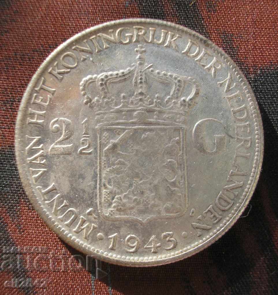 2 1/2 Gulden Netherlands - Replica