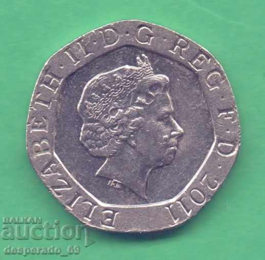 (¯`'•.¸ 20 pence 2011 MAREA BRITANIE ¸.•'´¯) cu preț 1.50 BGN | € 0.77 (¯`'•.¸ 20 pence 2011 MAREA BRITANIE ¸.•'´¯) cu preț 1.50 BGN | € 0.77