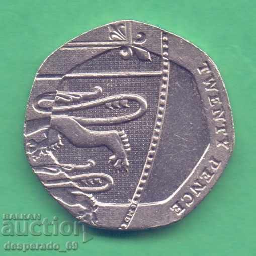 (¯`'•.¸ 20 pence 2011 MAREA BRITANIE ¸.•'´¯) (¯`'•.¸ 20 pence 2011 MAREA BRITANIE ¸.•'´¯)