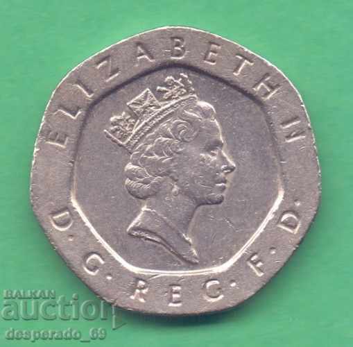 20 pence 1993 GREAT BRITAIN with price 1.50 BGN | € 0.77 20 pence 1993 GREAT BRITAIN with price 1.50 BGN | € 0.77