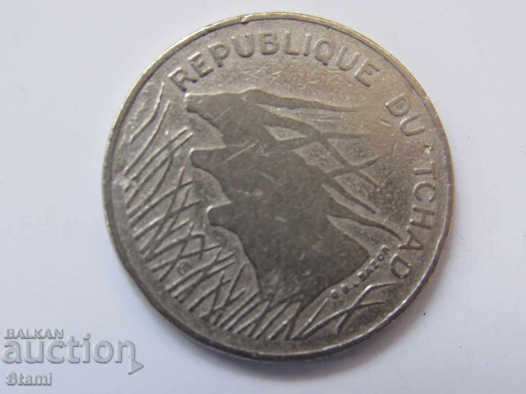 Auction Chad - 100 francs, 1972 (rare) -347 m Auction Chad - 100 francs, 1972 (rare) -347 m