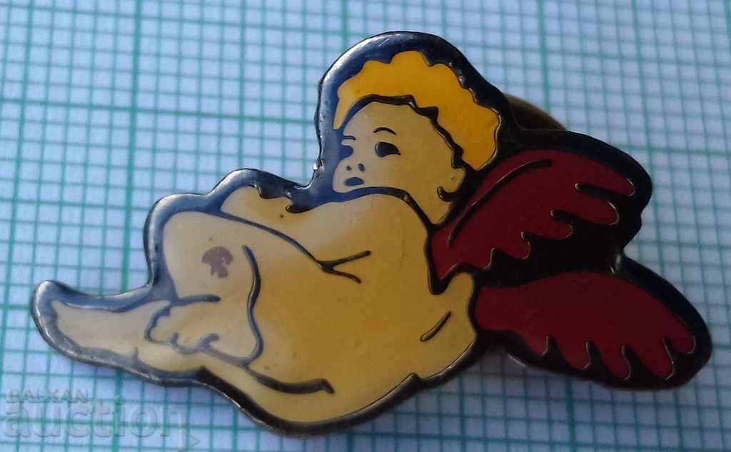5337 Badge - Angel - clip