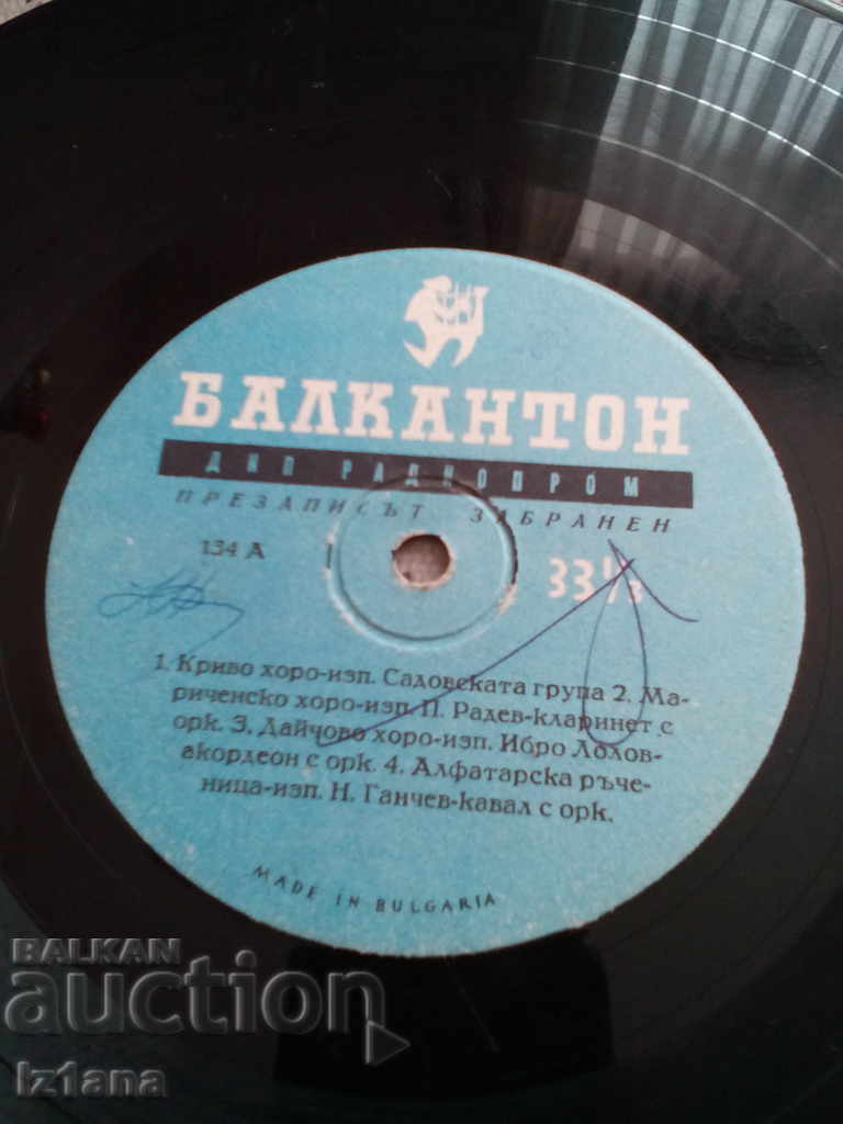 Gramophone Plate People and Rachenitsi with price 10.00 BGN | € 5.11