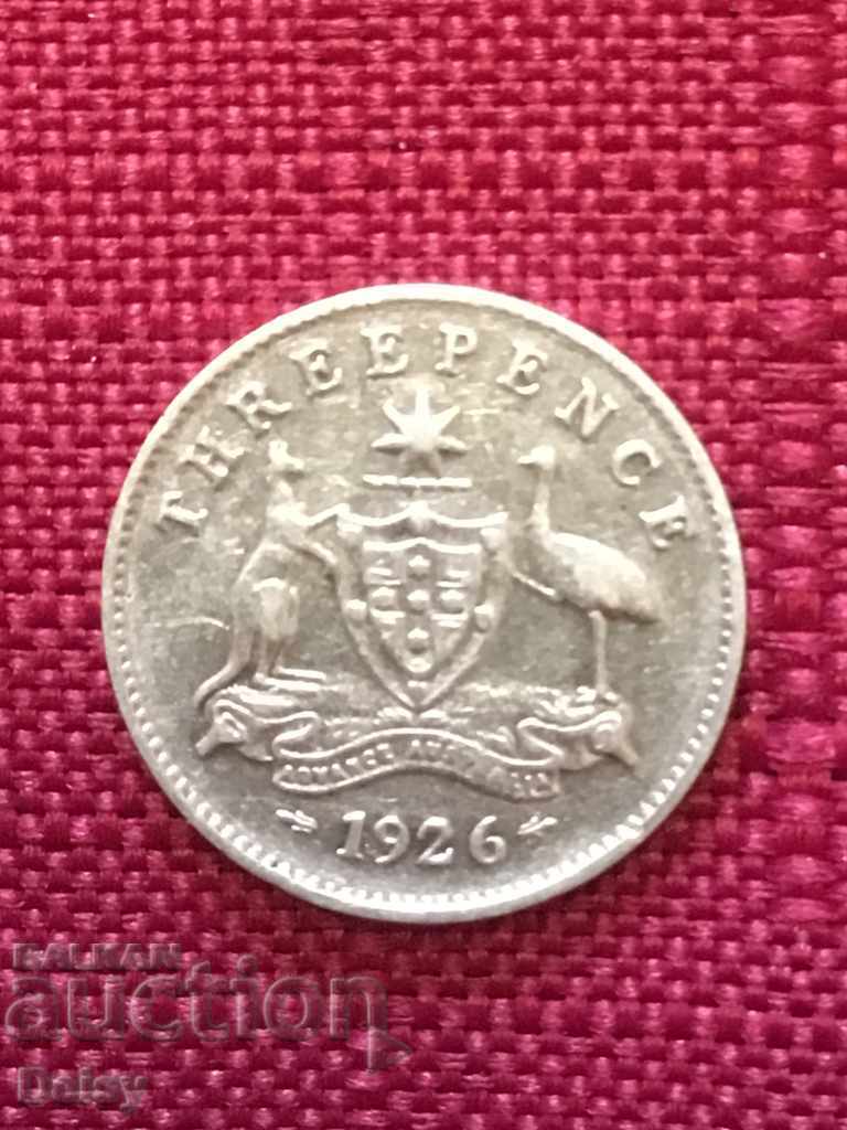 Australia 3 pence 1926