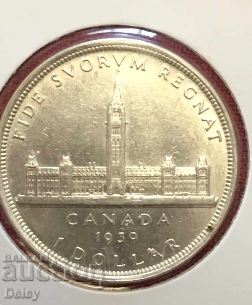 Канада 1 долар 1939г.(2)