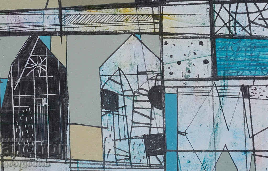 Livrarea pictura, ulei, carton