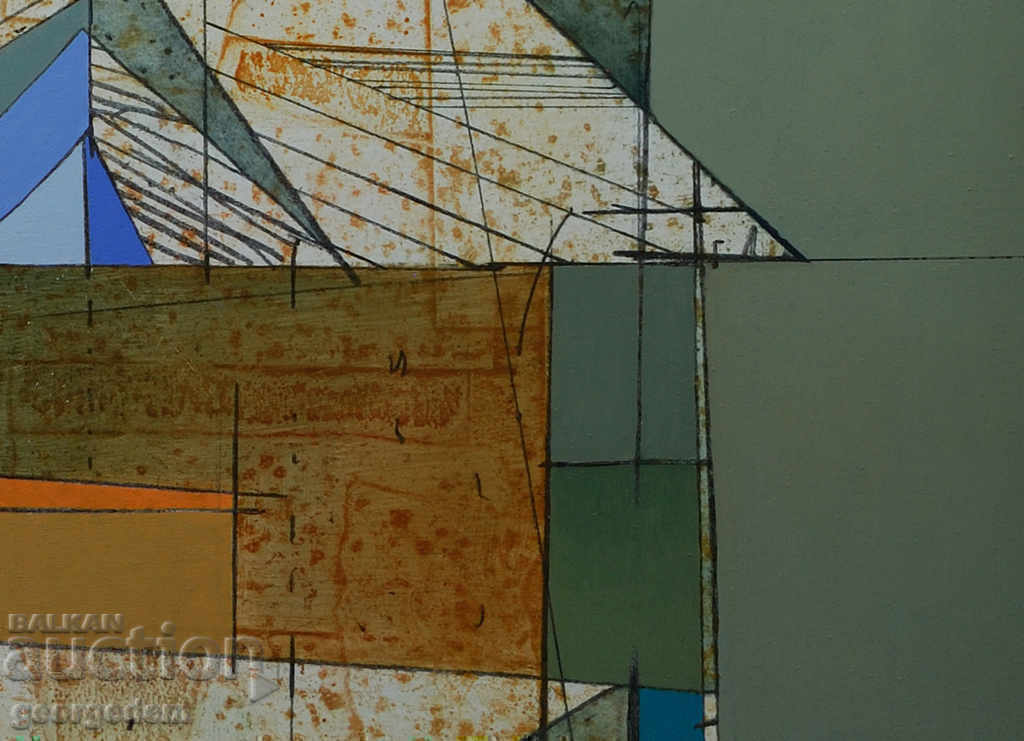 Delivery of painting, oil, cardboard