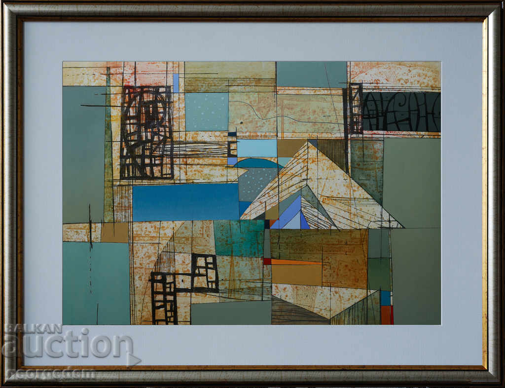 painting, oil, cardboard