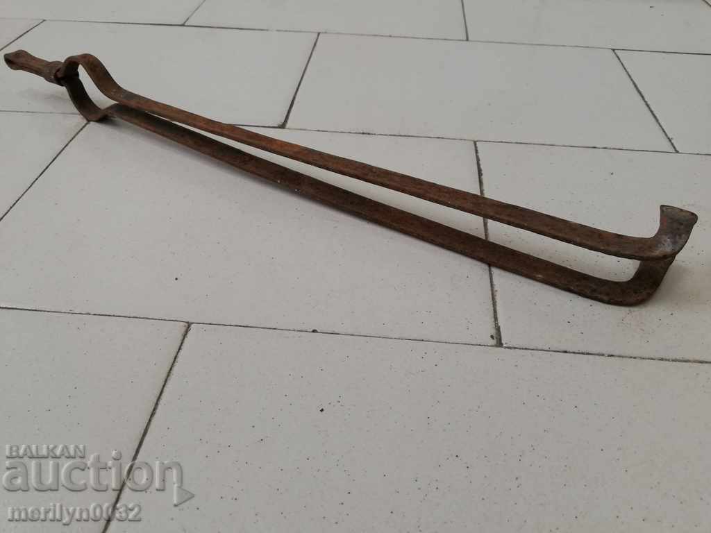 Παλιά το πόκερ, λαβίδες, σφυρήλατο σίδερο pishnik - 6