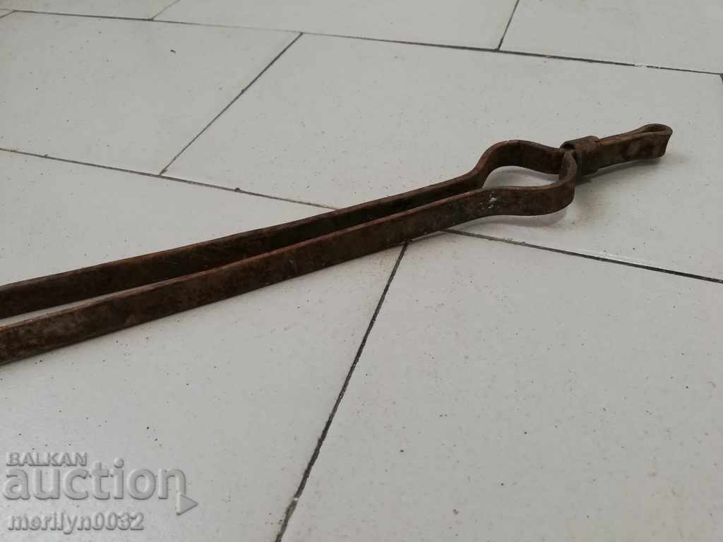 Παλιά το πόκερ, λαβίδες, σφυρήλατο σίδερο pishnik - 7