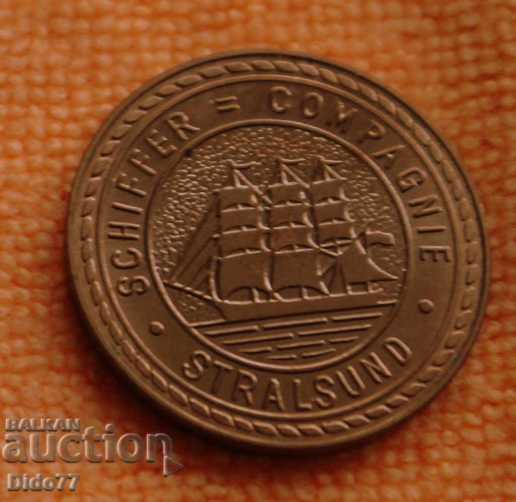 1988 - Γερμανία, 500 γραμ. Εταιρεία Schiff, μετάλλιο, πλάκα