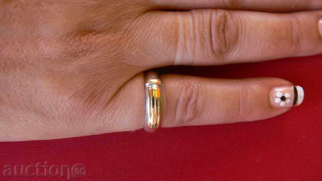 GOLD + SILVER BEAUTIFUL RING with price 130.00 BGN | € 66.47 GOLD + SILVER BEAUTIFUL RING with price 130.00 BGN | € 66.47