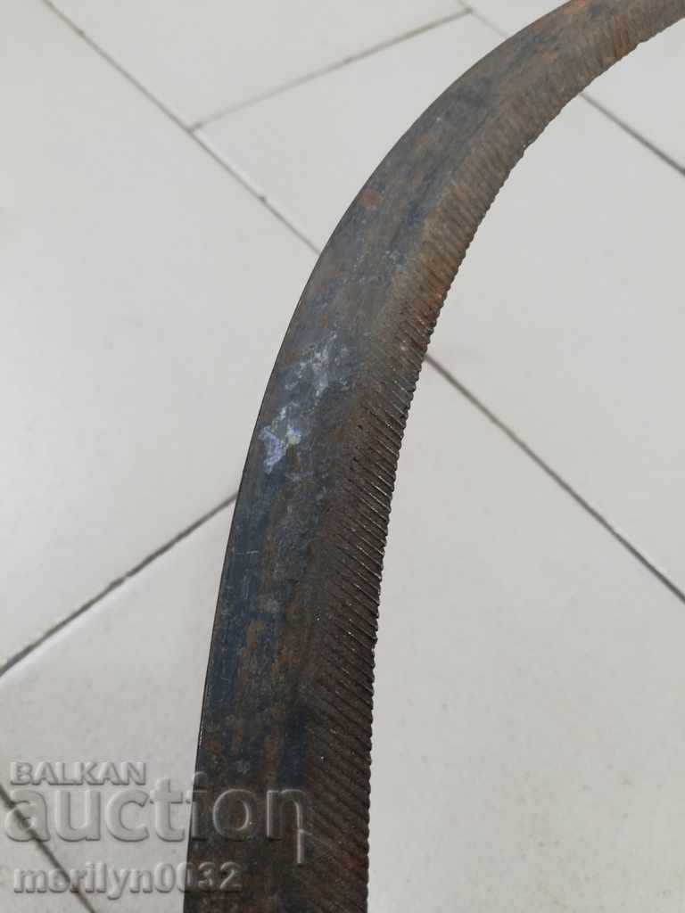 Old forged scythe, forged iron blade sickle with price 34.00 BGN | € 17.38