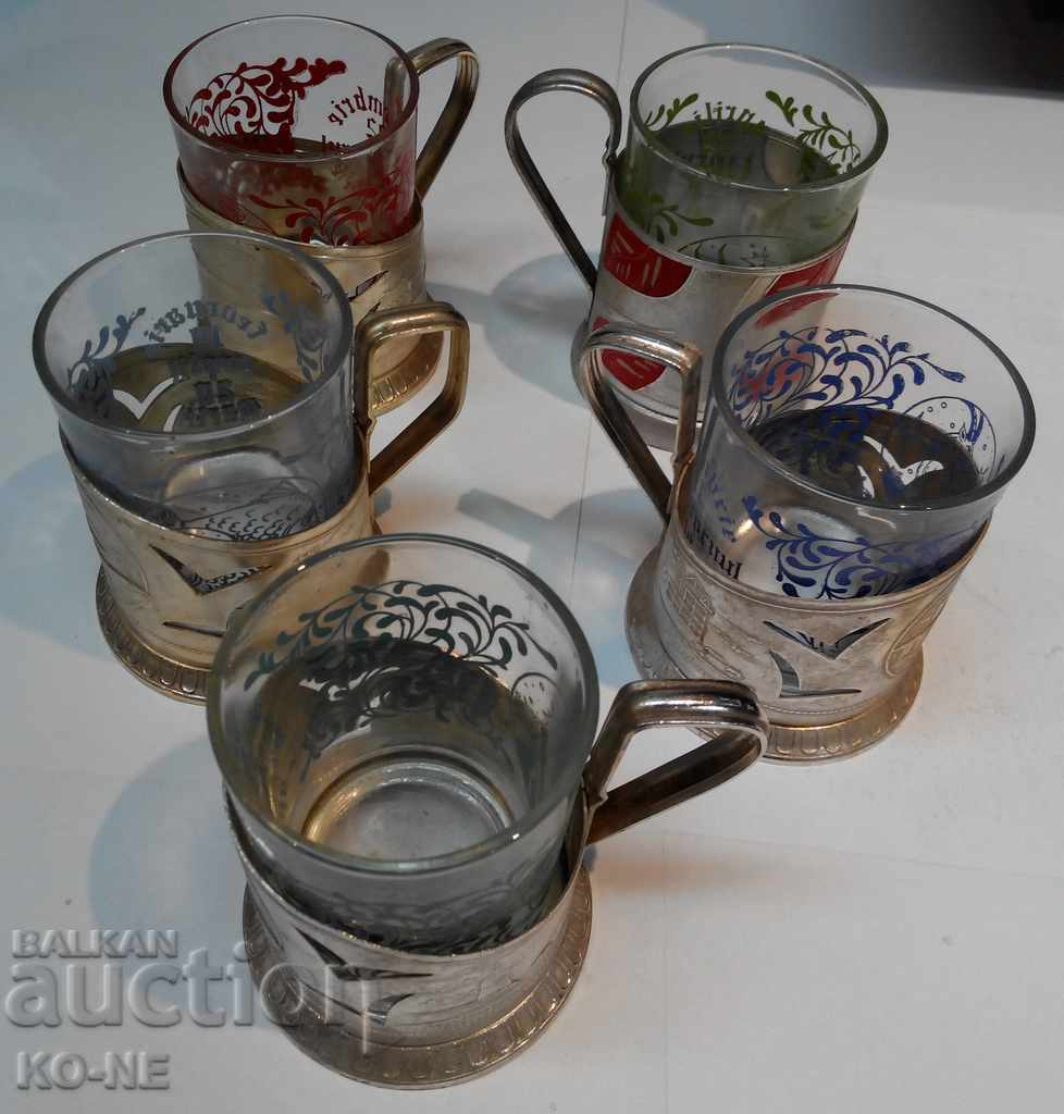 Teeming with tea cups USSR with price 25.00 BGN | € 12.78 Teeming with tea cups USSR with price 25.00 BGN | € 12.78