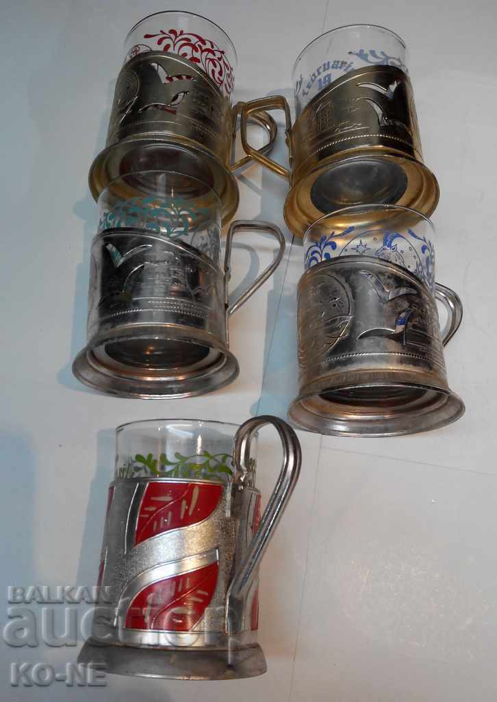 Auction Teeming with tea cups USSR Auction Teeming with tea cups USSR