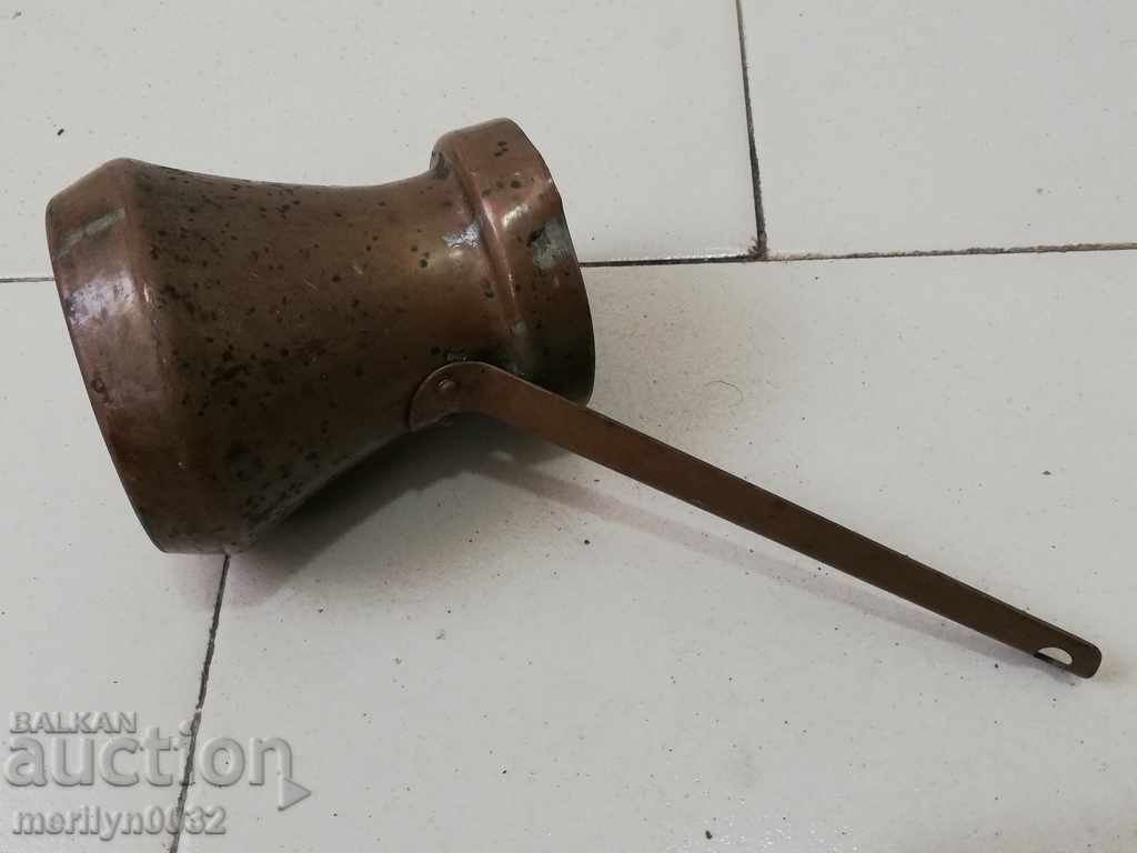 Old copper tin, coffee, baker, copper pot with price 39.00 BGN | € 19.94