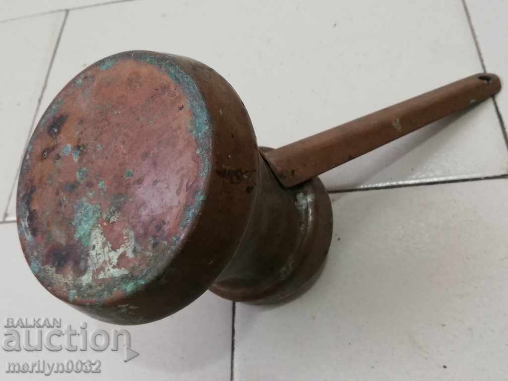 Delivery of Old copper tin, coffee, baker, copper pot