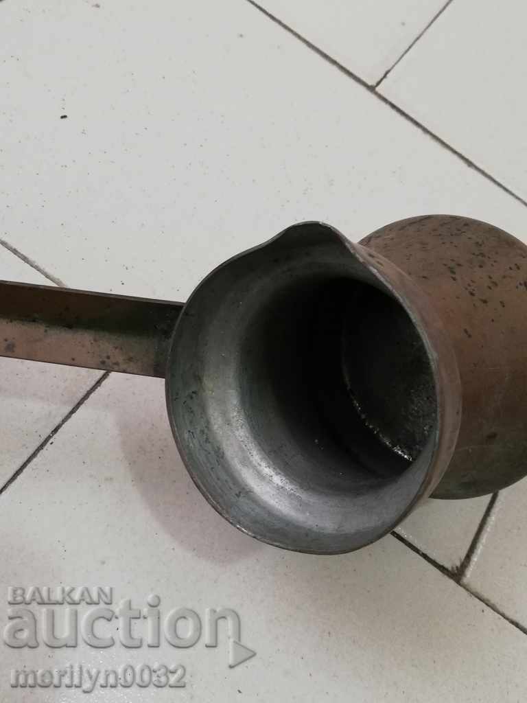 Old copper tin, coffee, baker, copper pot - 6