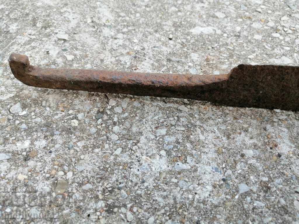 Old hand-forged knife without chereni karakulak shepherd's blade - 6