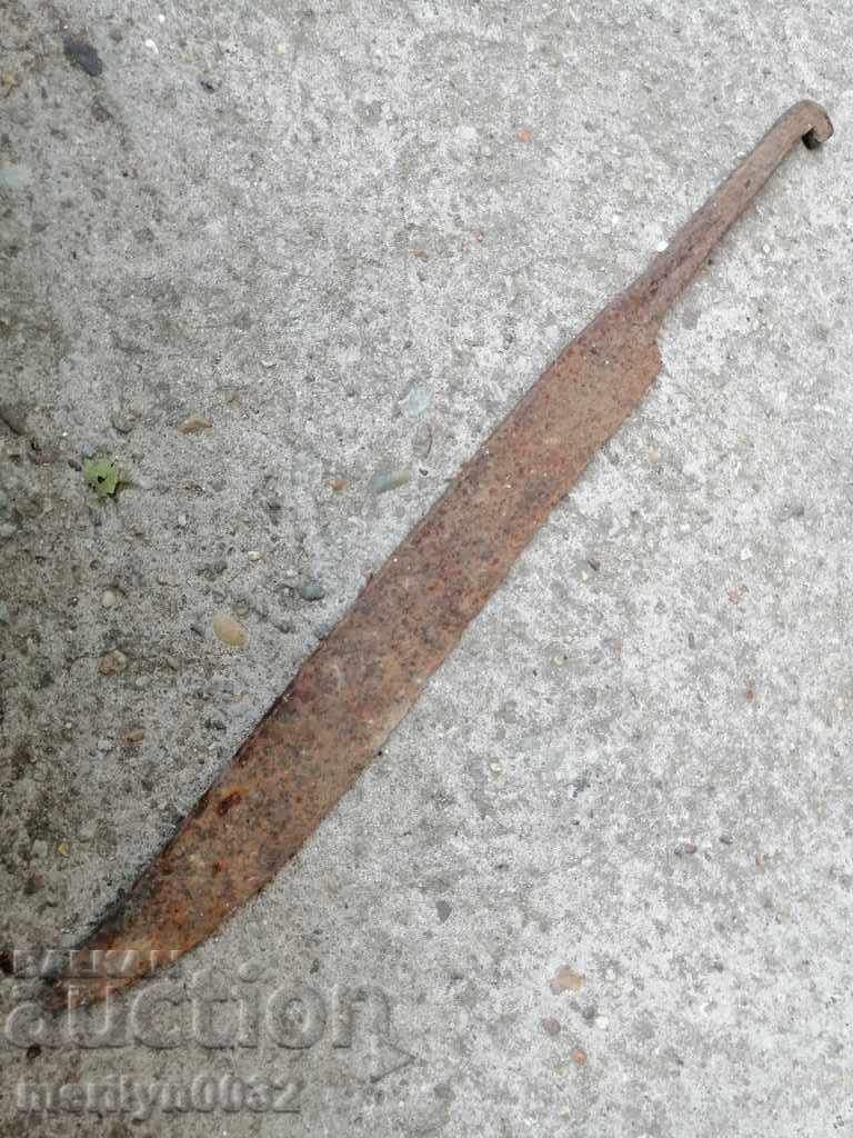 Old hand-forged knife without chereni karakulak shepherd's blade - 7