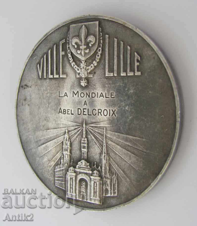Silver Author's Medallion 1920years. with price 1500.00 BGN | € 766.94