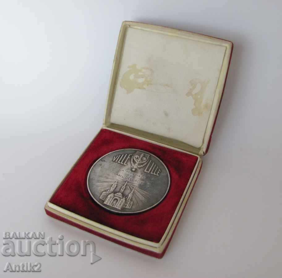 Silver Author's Medallion 1920years. - 7