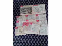 Hărți informative vechi ale județelor din Bulgaria