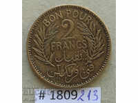 2 φράγκο 1941 Τυνησία