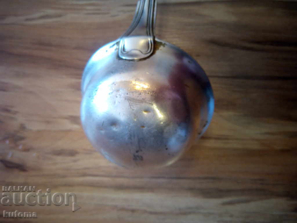 Auction Old silver ladle Auction Old silver ladle