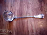Old silver ladle