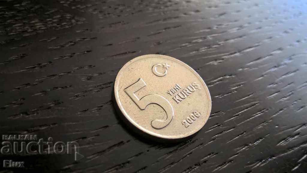 Coin - Turkey - 5 kurusha 2006