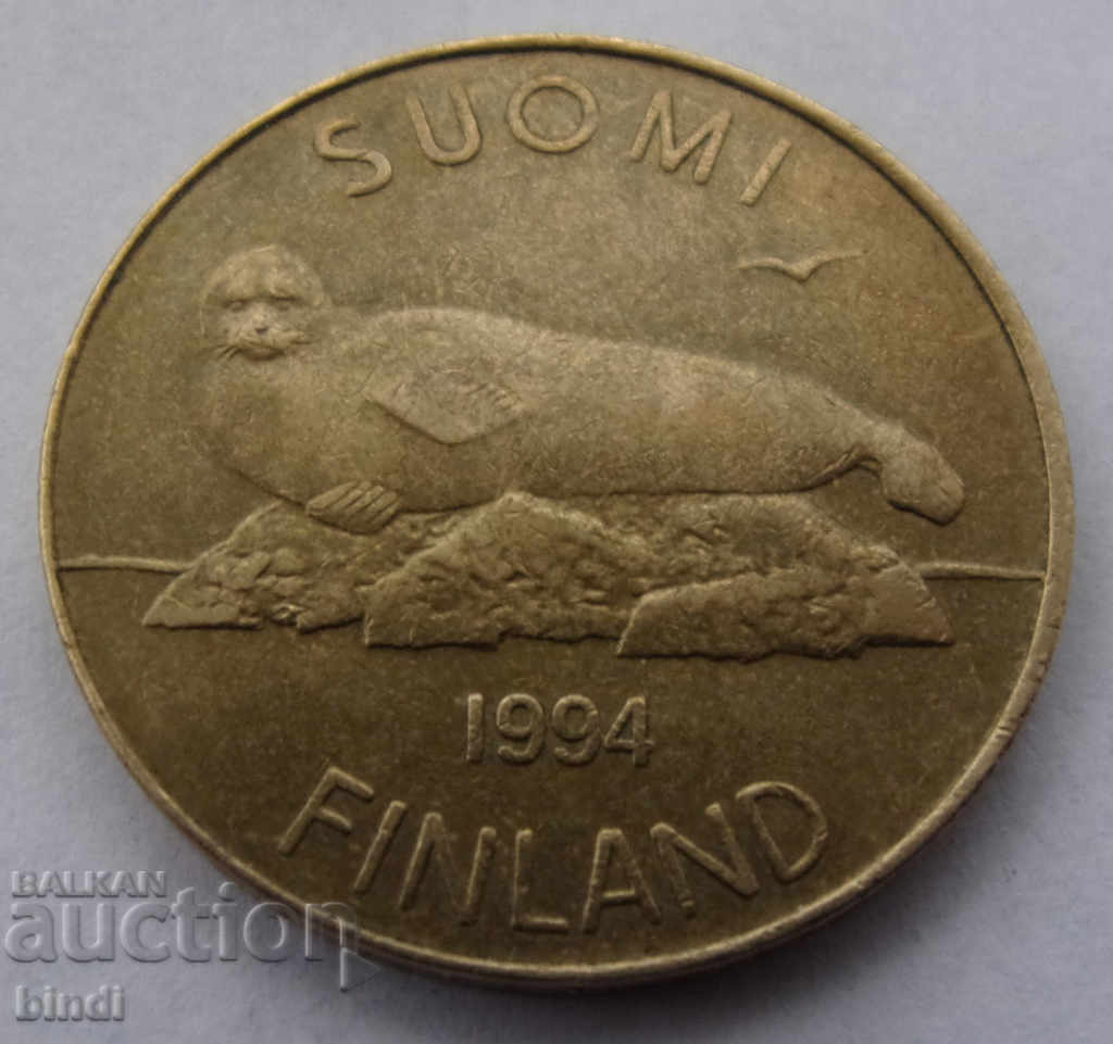 Финландия  5  Марккаа  1994  Рядка Монета