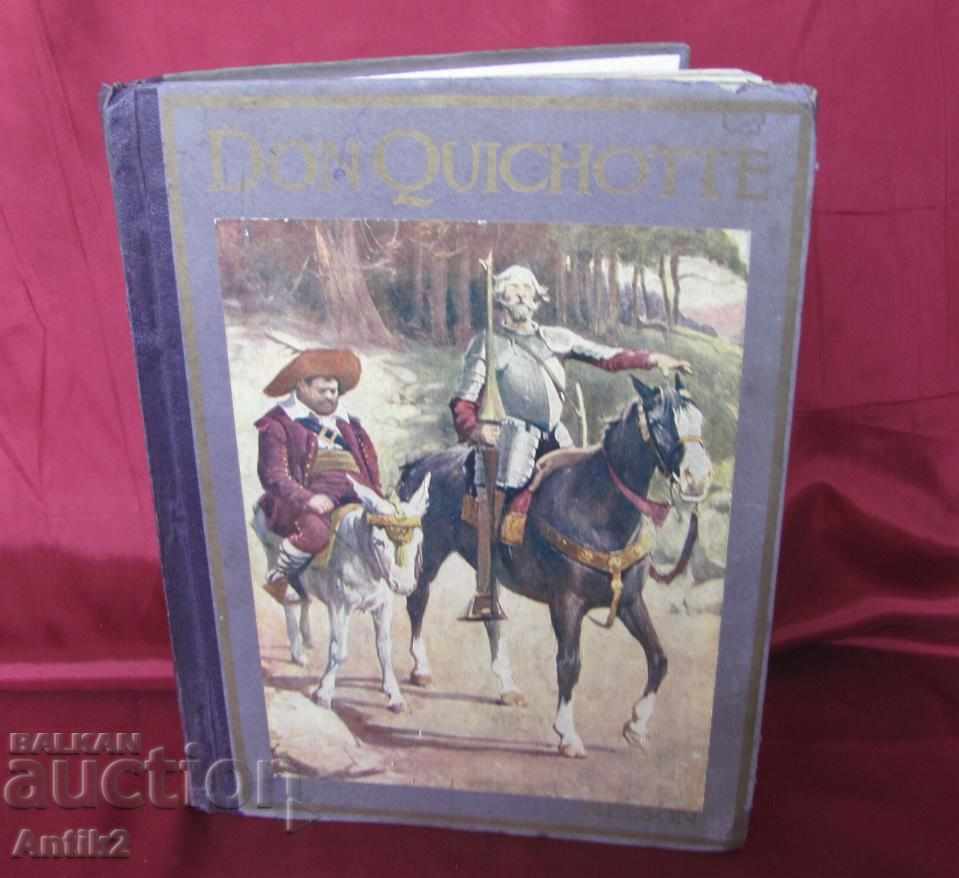 Auction  Old Children's Books 2 pcs. Don Quixote and Les Chasses Nelson