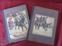 Old Children's Books 2 pcs. Don Quixote and Les Chasses Nelson