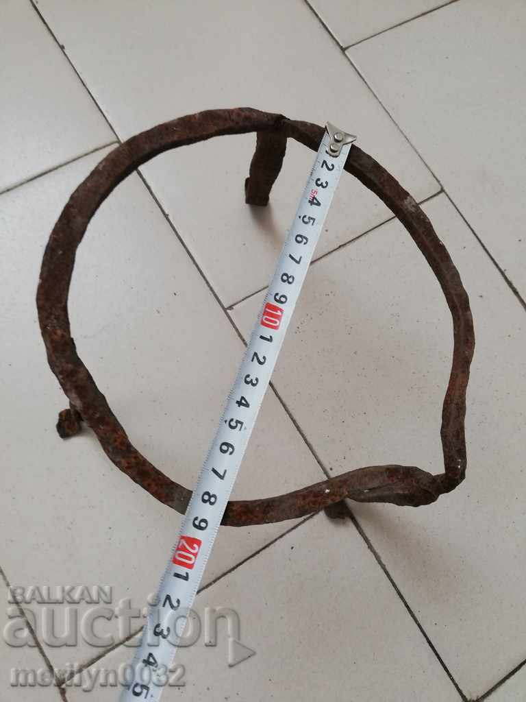 Auction Old forged sazek, wrought iron, primitive Auction Old forged sazek, wrought iron, primitive